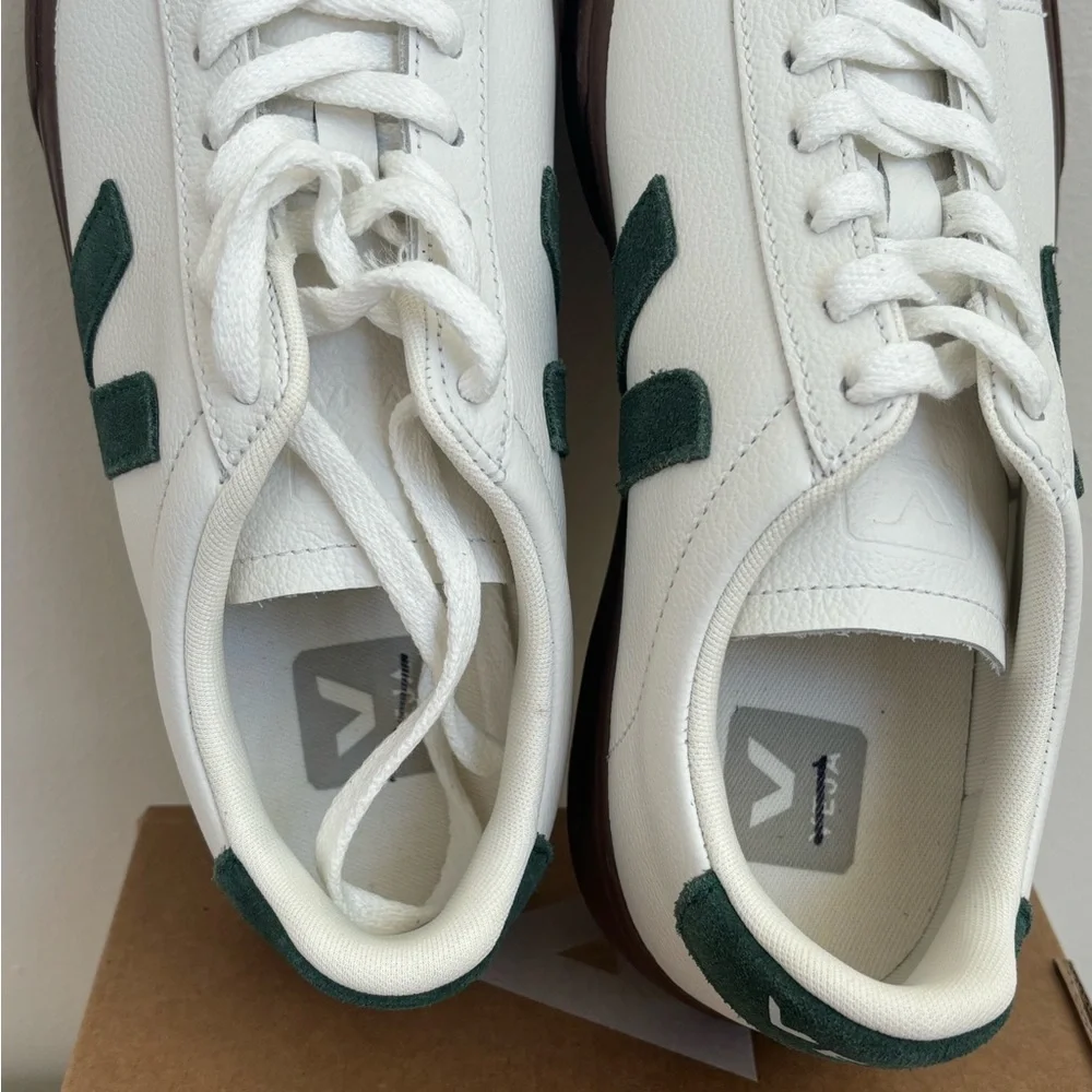 Veja Campo Leather Cyprus Bark Womens Size 7 Eu38 sneakers NWB - Picture 8 of 8